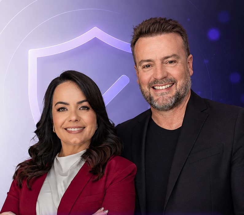 Rodrigo e Mariana, sócios da MarQLinQ